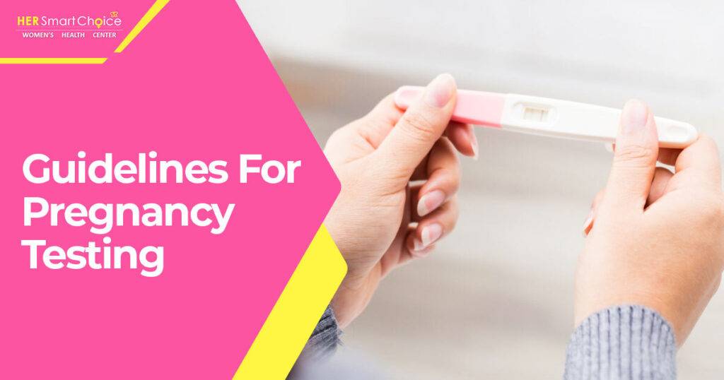 pregnancy testing guidelines