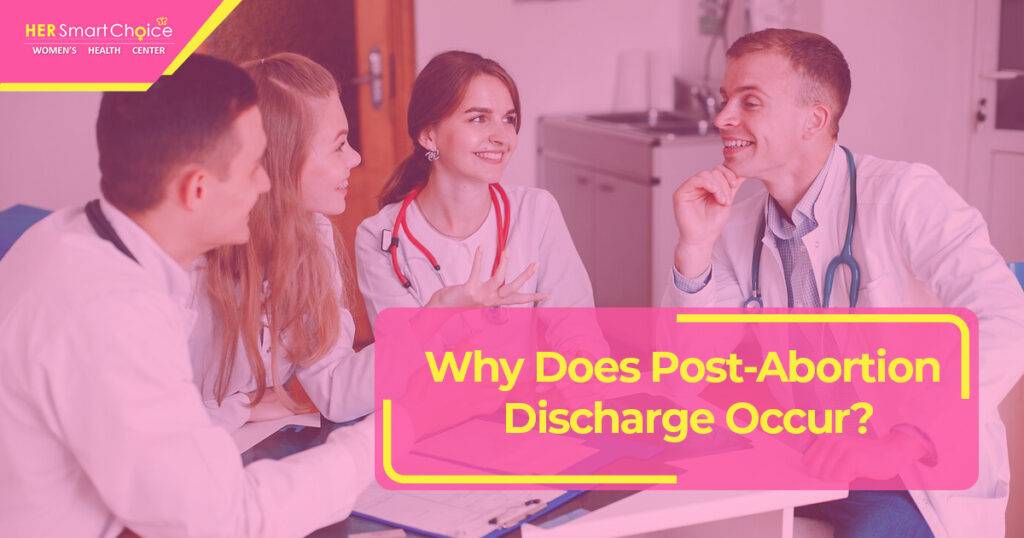 post-abortion discharge
